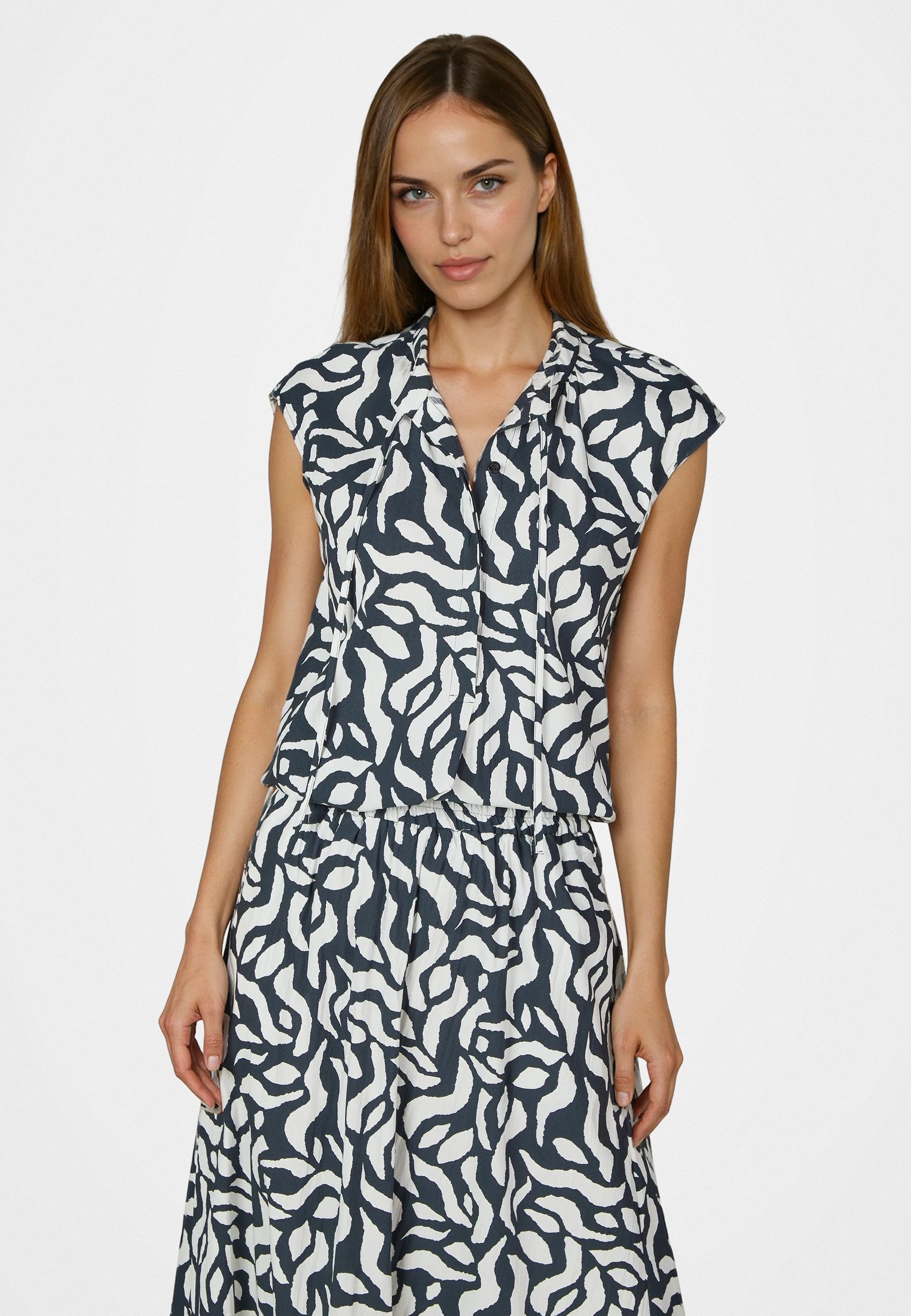 MARC AUREL Druckbluse mit Print