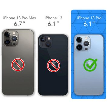 EAZY CASE Handyhülle Bio Case für Apple iPhone 13 Pro 6,1 Zoll, Schutzhülle biologisch abbaubar Handyschale passgenau tpu Alt Weiß