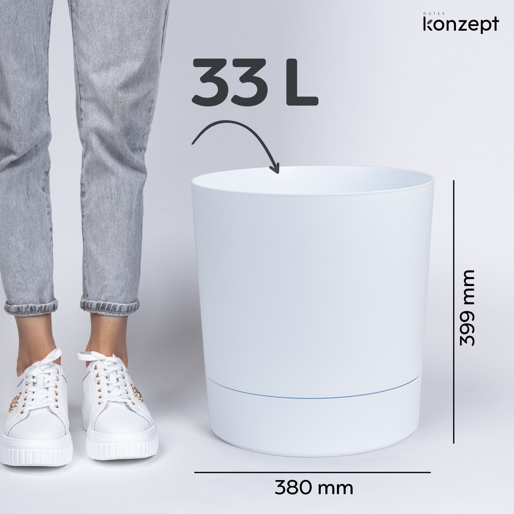 KONZEPT Blumentopf mit Untersetzer, großer Übertopf günstig online kaufen