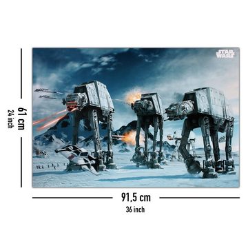 Star Wars Poster Star Wars Poster ATAT Fighter 91,5 x 61 cm