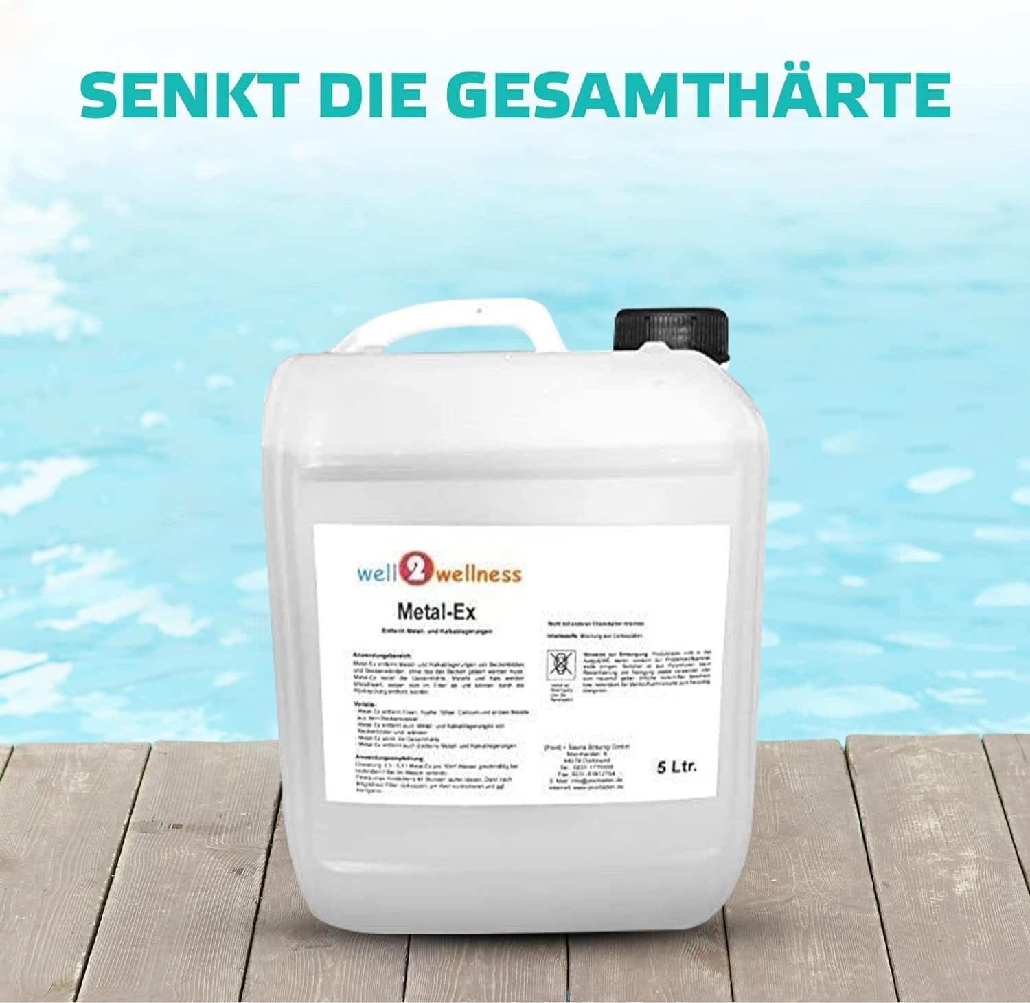 well2wellness® Poolpflege Metal-Ex 1-10 Liter - günstig online kaufen