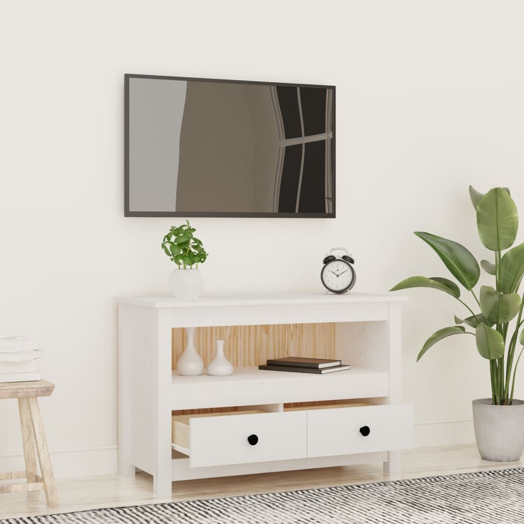 vidaXL TV-Schrank TV-Schrank Weiß 79x35x52 cm günstig online kaufen