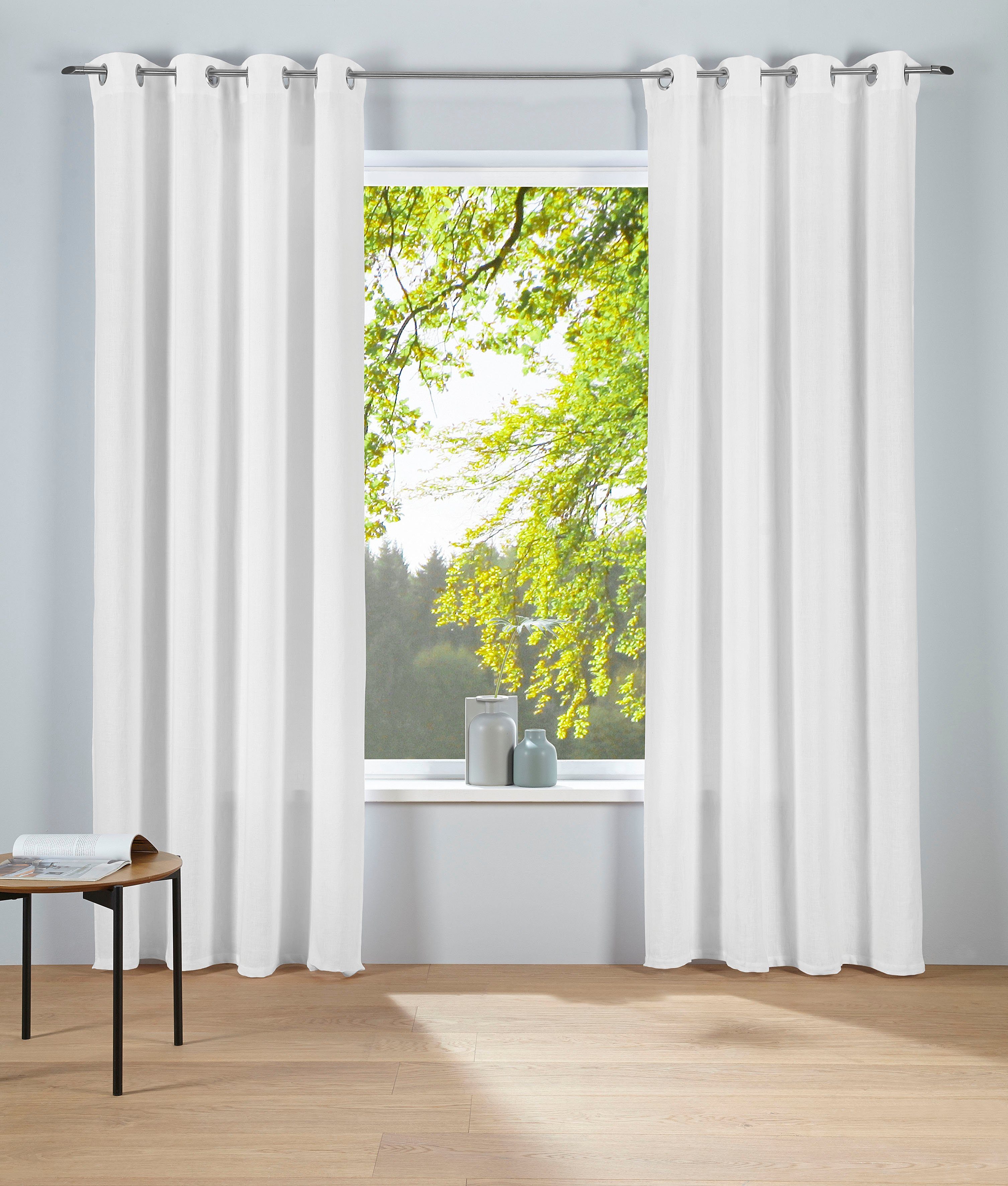 Vorhang »Leinen«, Guido Maria Kretschmer Home&Living, Ösen (1 Stück) online  kaufen | OTTO