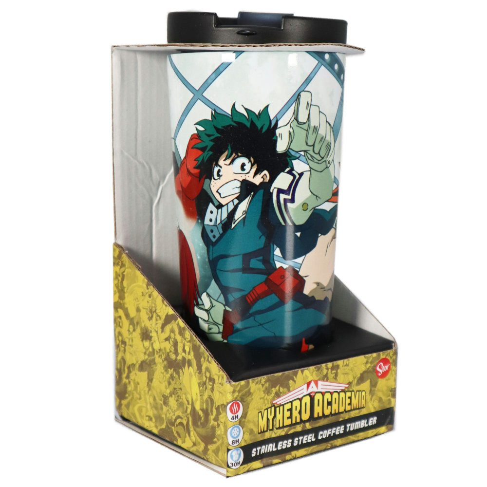 MY HERO ACADEMIA Thermobecher Anime MY HERO ACADEMIA Edelstahl Thermo Kaffeebecher, Edelstahl, doppelwandig Becher 425 ml – Bild 5 von 5