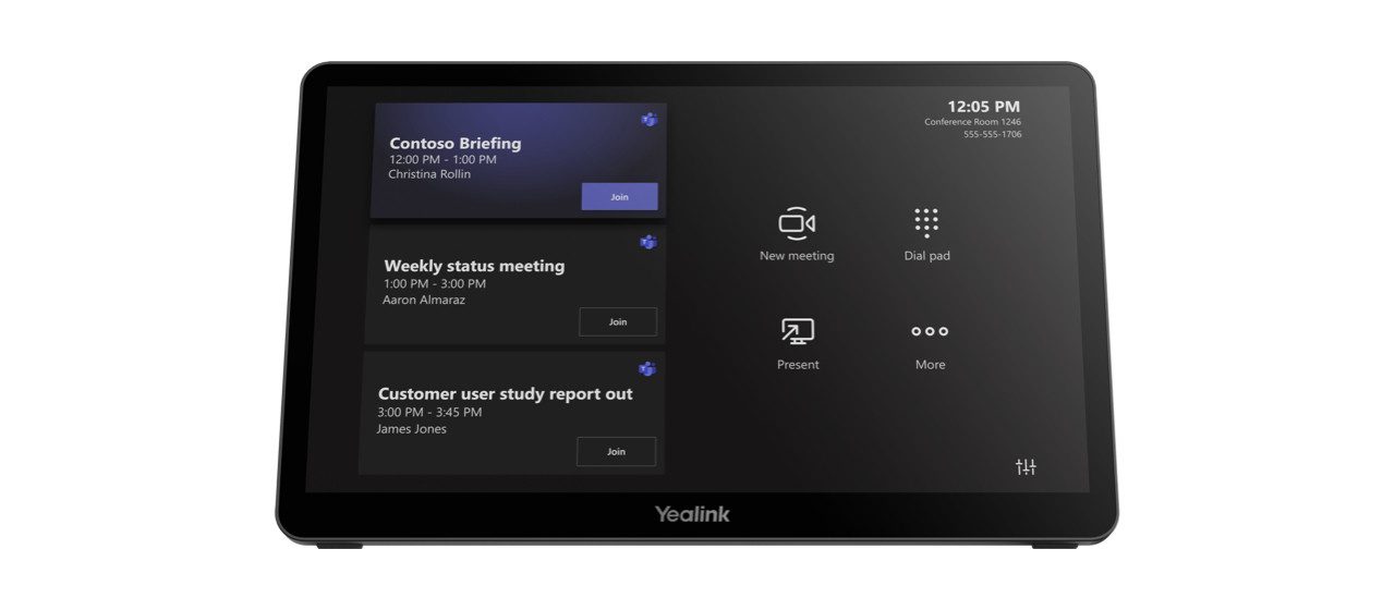 Yealink MTouch Plus-EXT - Touchpaneel - Anzeige - LED - IPS - 29.5 cm (11.6) Festnetztelefon