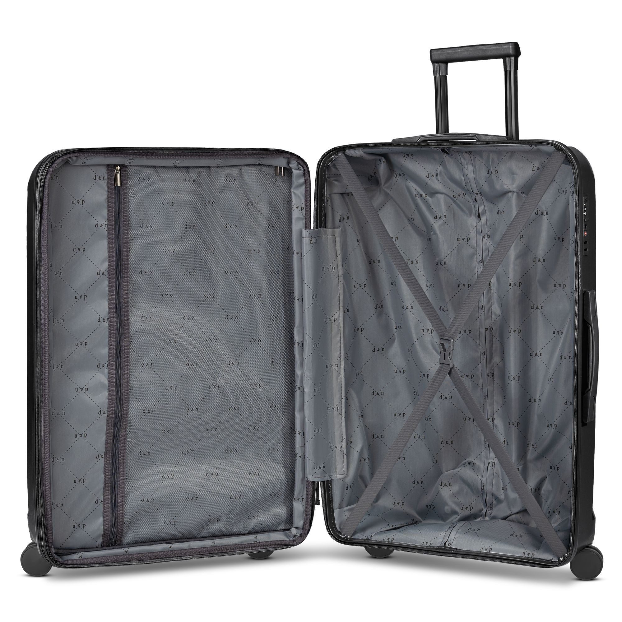 D&N Hartschalen-Trolley South Dakota, 4 Rollen, ABS