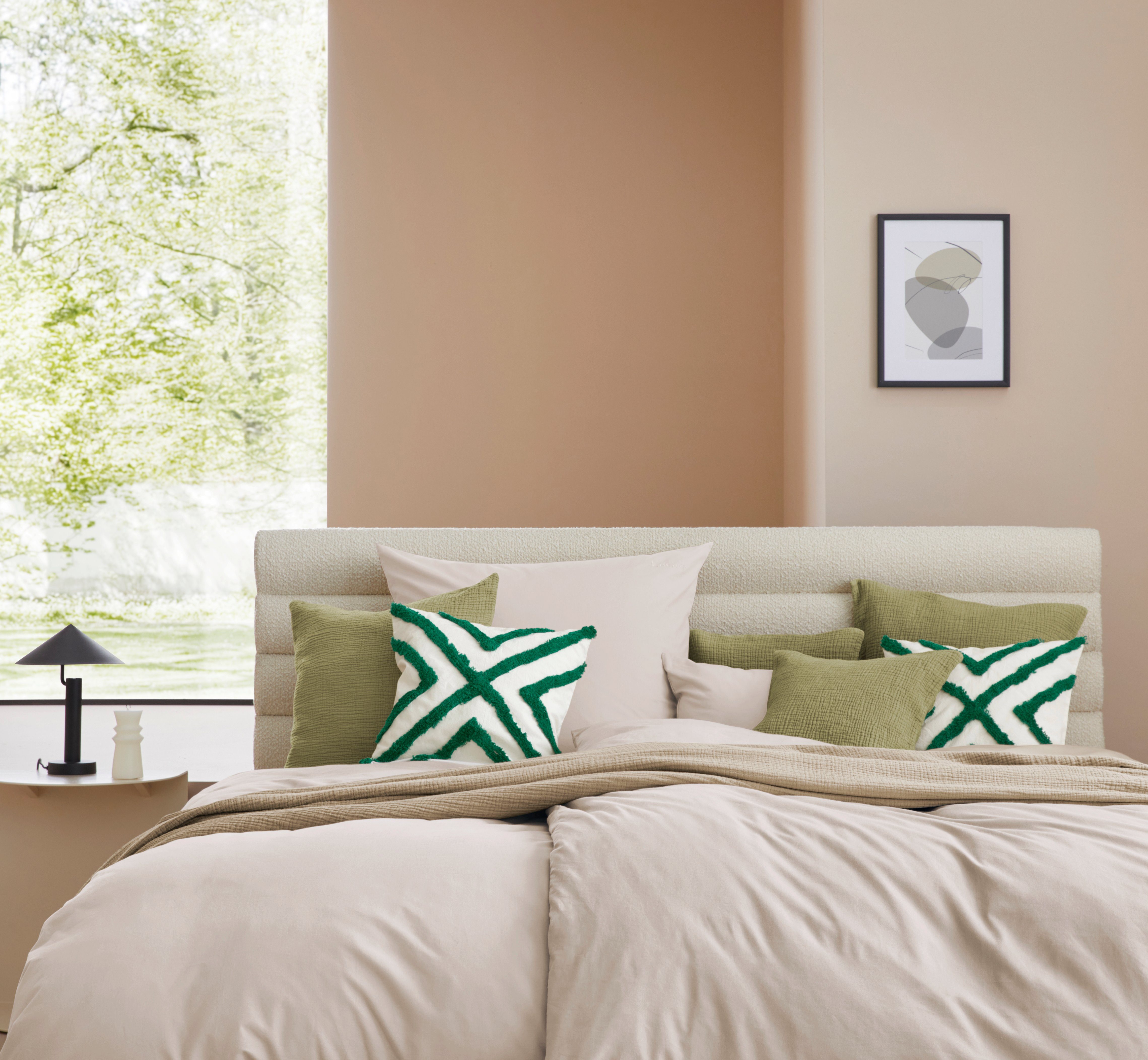 Wohndecke HEVIN, Musselin, 100% Baumwolle, Topseller!, LeGer Home by Lena Gercke, Tagesdecke im Baumwoll-Crinkle-Effekt, Musselin, Kuscheldecke – Bild 2 von 5