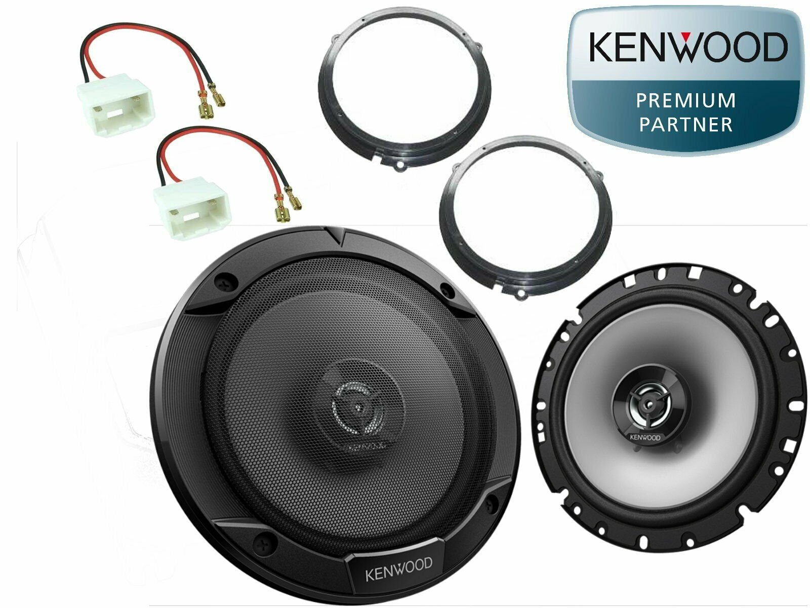 DSX Kenwood passend für Ford KA RU8 ab 08 Set Tür vorn hinten 300 W Auto-Lautsprecher (30 W)