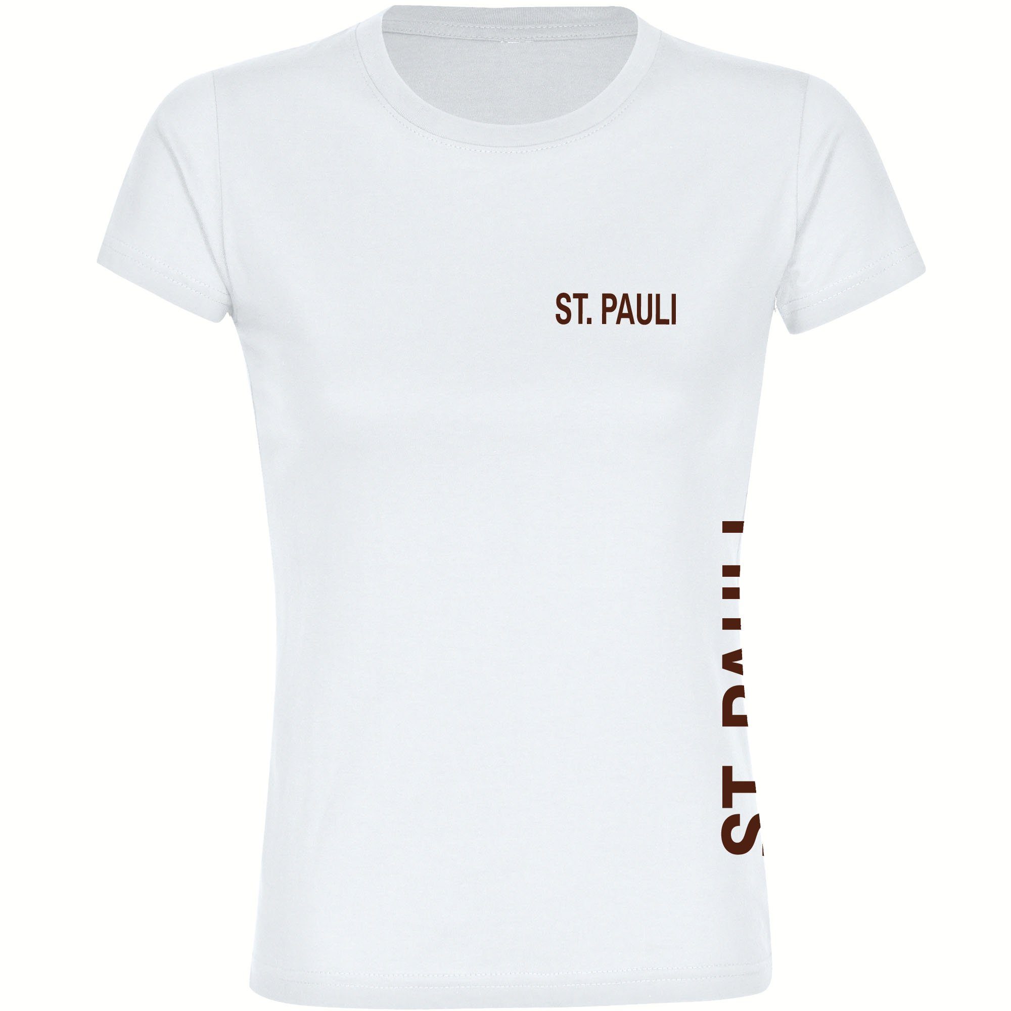 T-Shirt Damen St. Pauli - Brust & Seite - Frauen