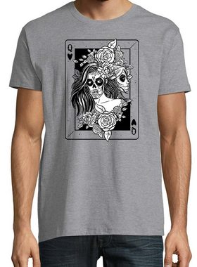 Youth Designz Print-Shirt Queen Dead Herren Shirt mit trendigem Frontprint