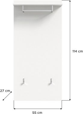 INOSIGN Garderobenpaneel Valge (1 St), Höhe ca. 114 cm