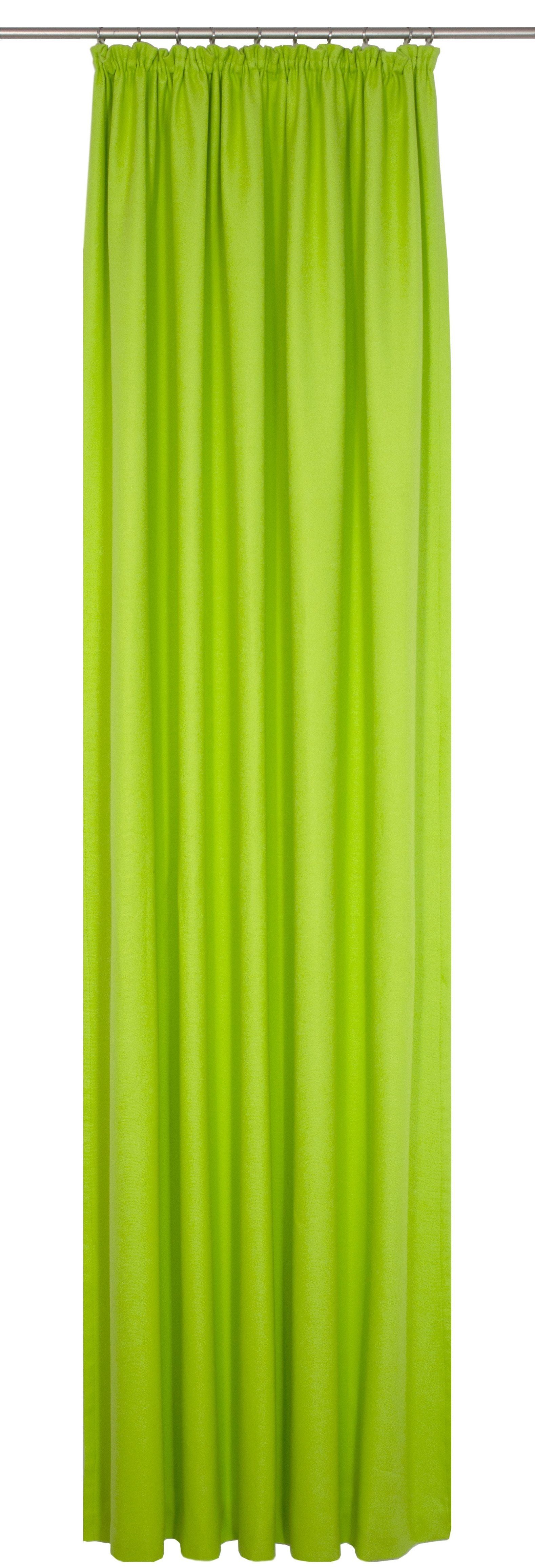 Vorhang WirthNatur, Wirth, Kräuselband (1 St), blickdicht, 2-lagig grün