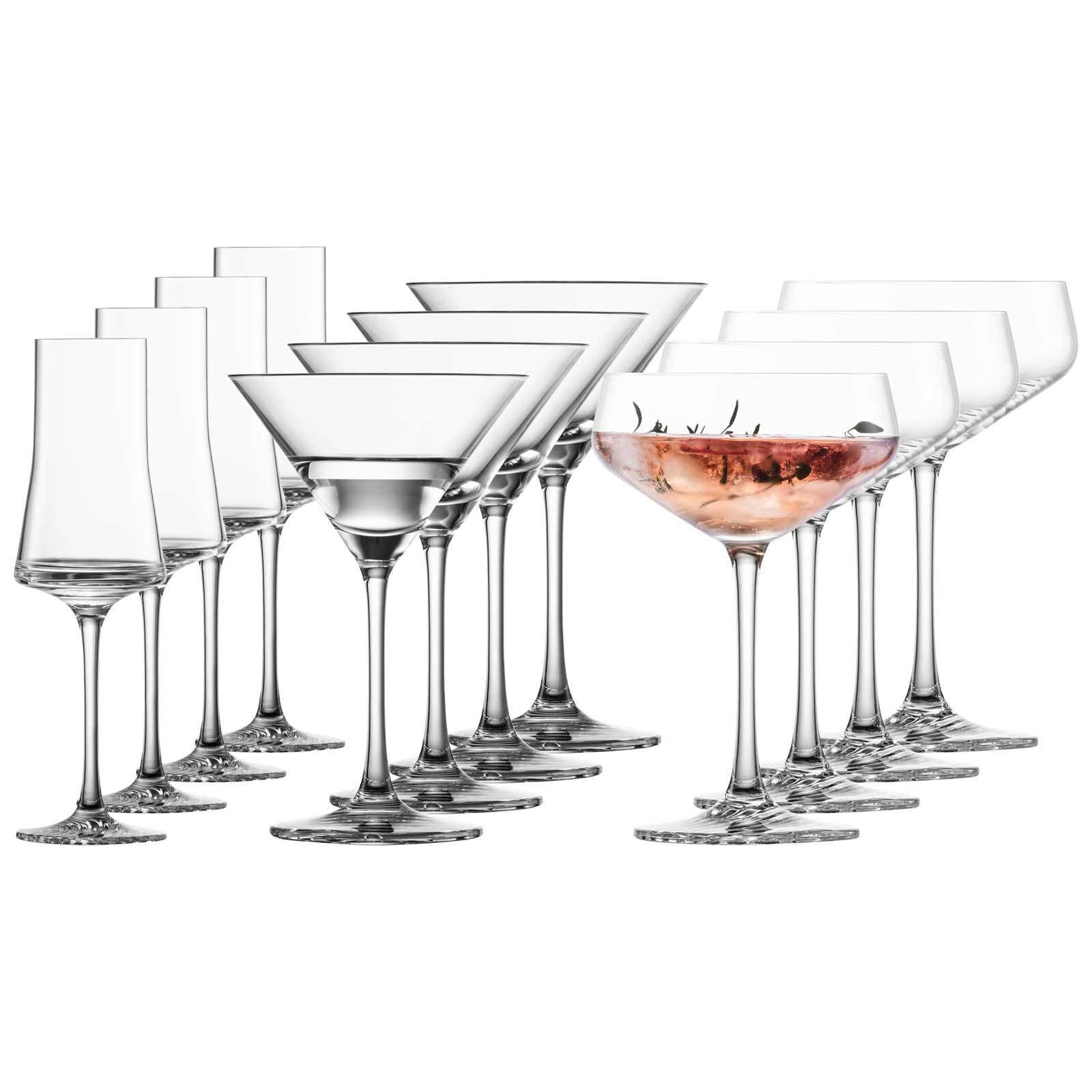 Zwiesel Glas Gläser-Set ECHO Bargläserset 12er Set, 12-tlg., Glas