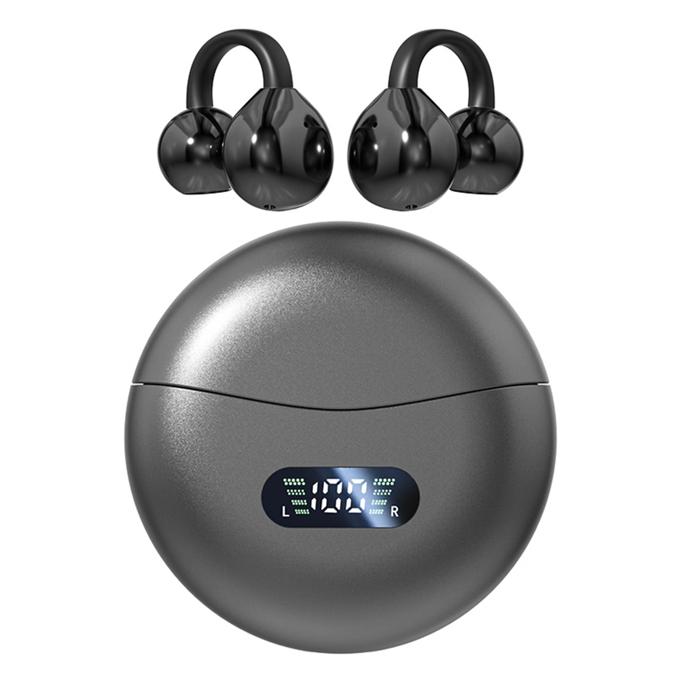 KINSI AI Übersetzer Kopfhörer Bluetooth, 140 Sprachen, Kabellos Headset Open-Ear-Kopfhörer (APP, Klare Sprachübertragung und lange Akkulaufzeit bis 60 Stunden)
