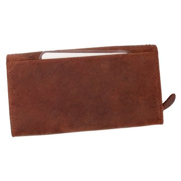 SHG Geldbörse ◊ Damen Leder Börse Portemonnaie Frauen Geldbeutel Brieftasche, Münzfach, Reißverschluss, Kreditkartenfächer, RFID Schutz