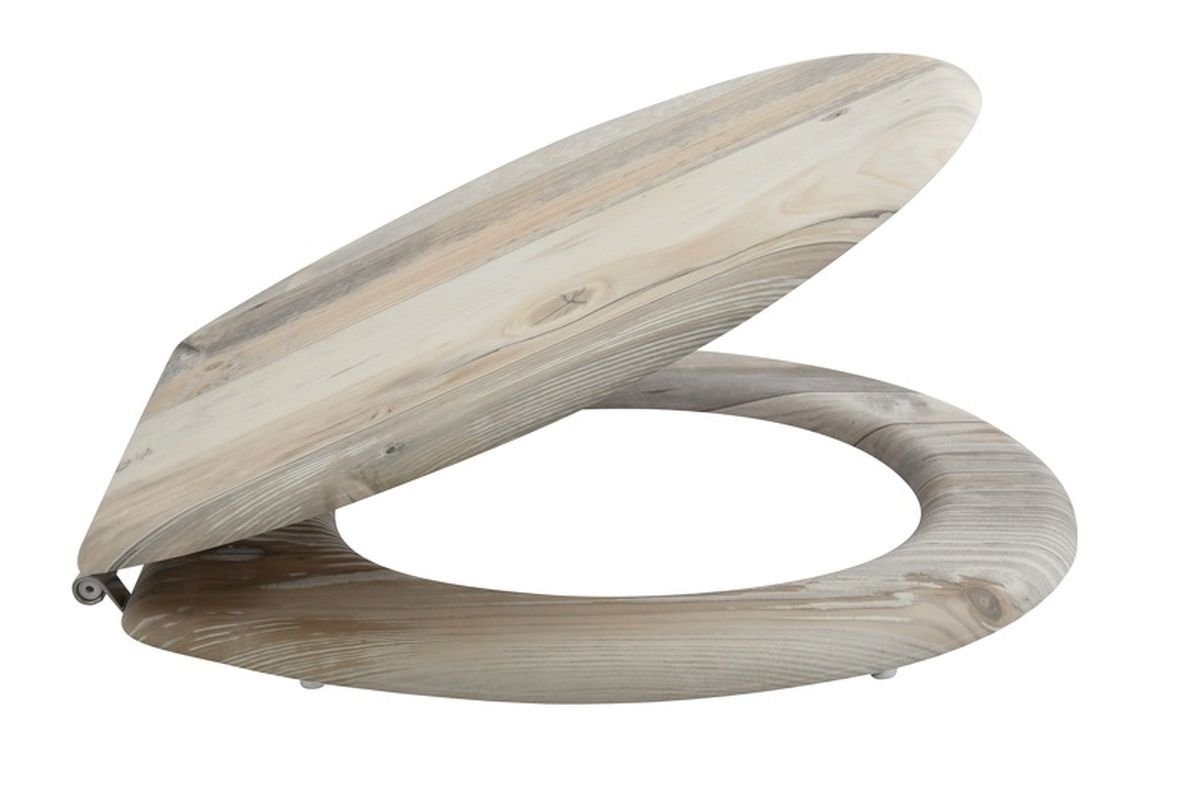 MSV WC-Sitz OMBO, Toilettendeckel MDF, Scharniere günstig online kaufen