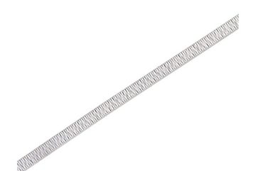 Silberkettenstore Silberkette Schlangenkette flach 4,2mm - 925 Silber, Länge 45cm