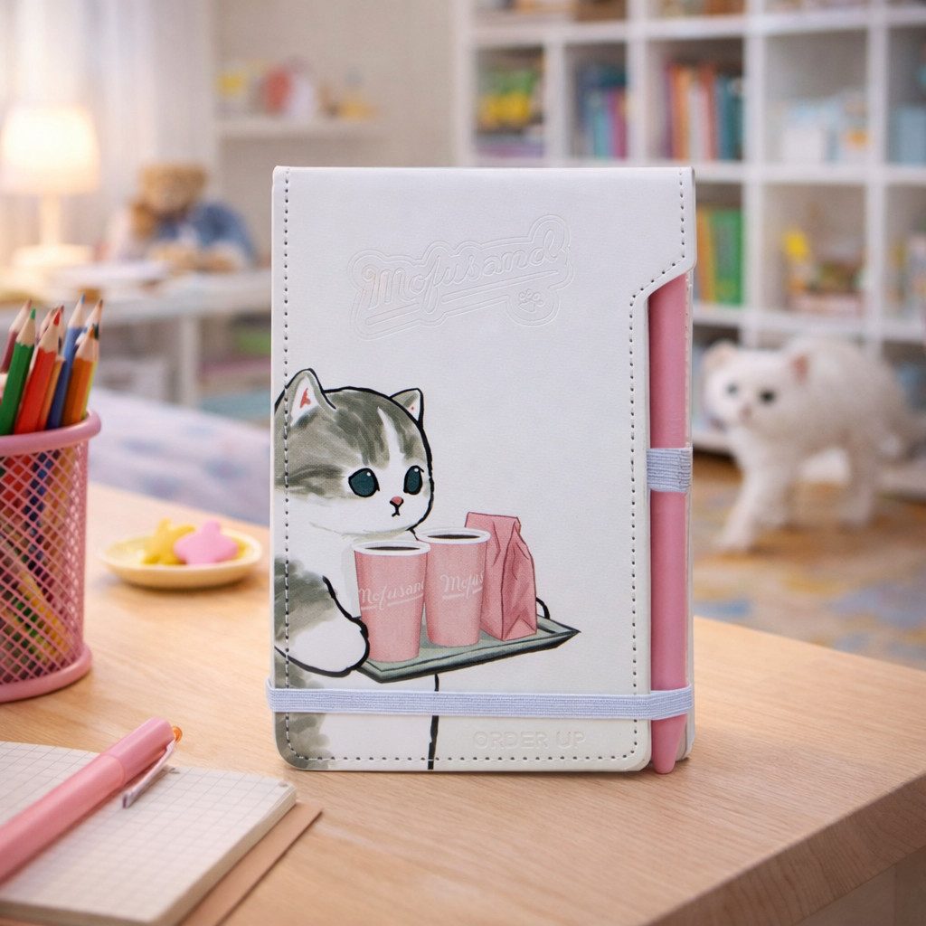 Blue Sky Designs Kugelschreiber Mofusand - Mini Notizblock inkl. Stift