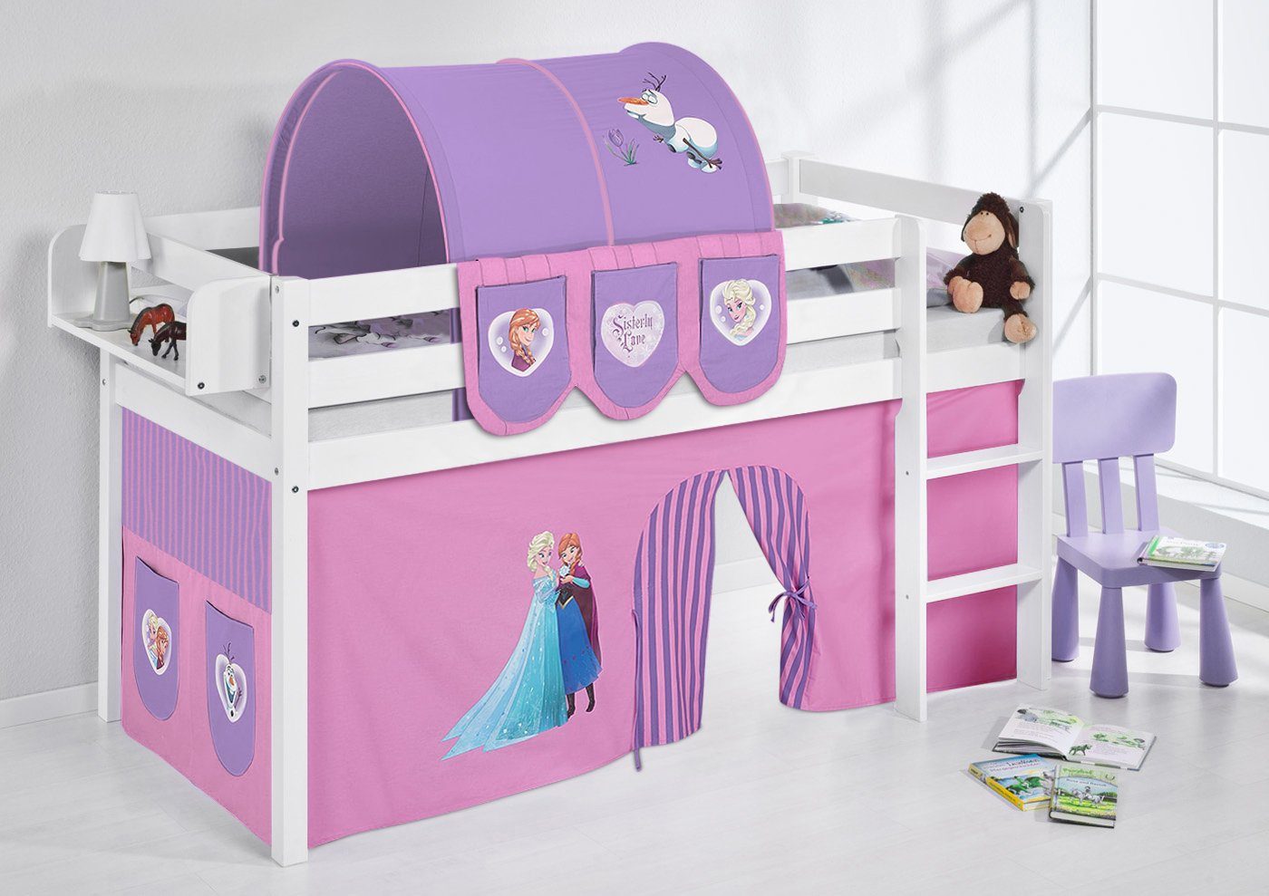 Lilokids Hochbett Spielbett JELLE 190x90 + günstig online kaufen