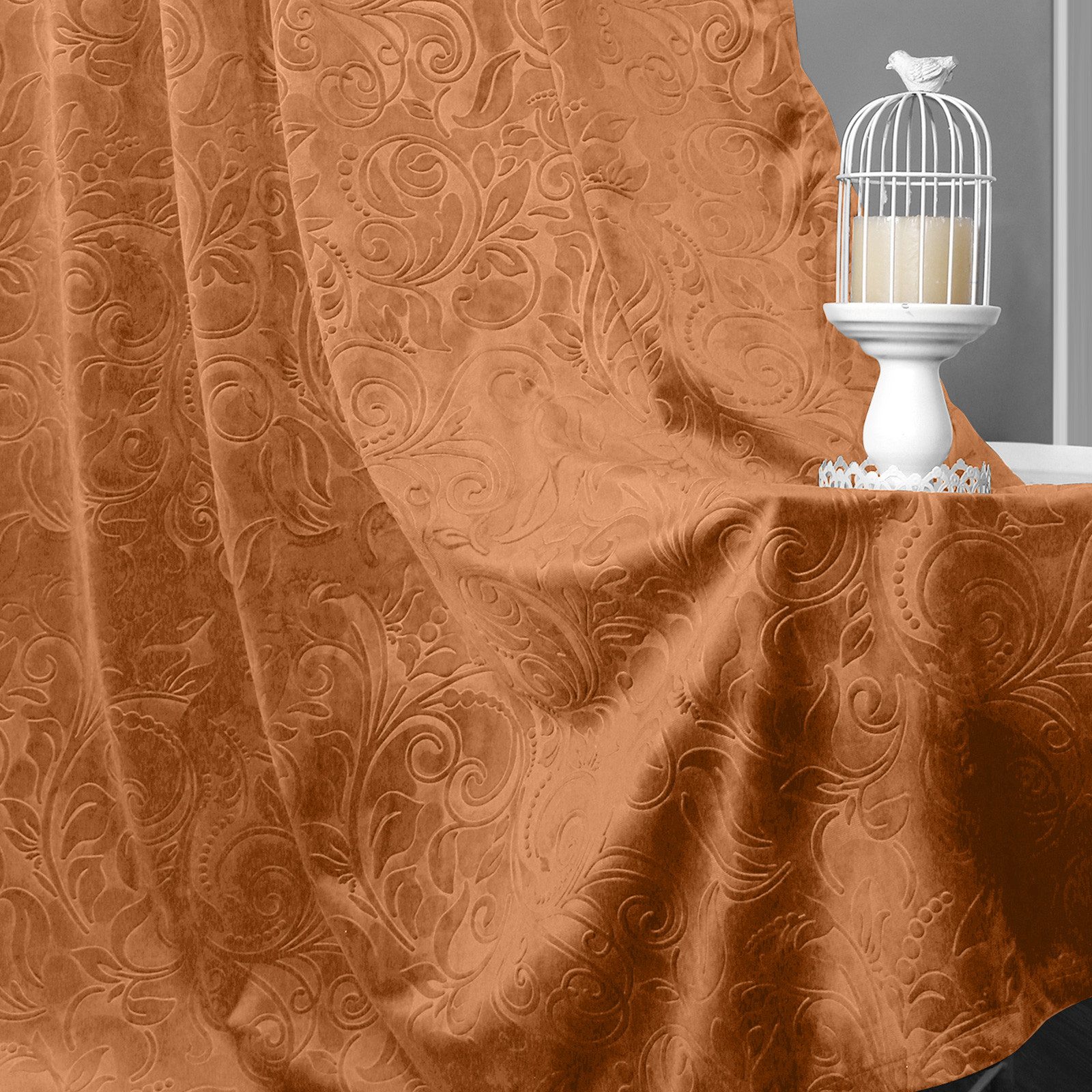 BTTO V&G Vorhang Gardinen Blickdicht Vorhang Samt Velvet Kräuselband (2 St), blickdicht, Vorhang Wohnzimmer – Bild 4 von 5