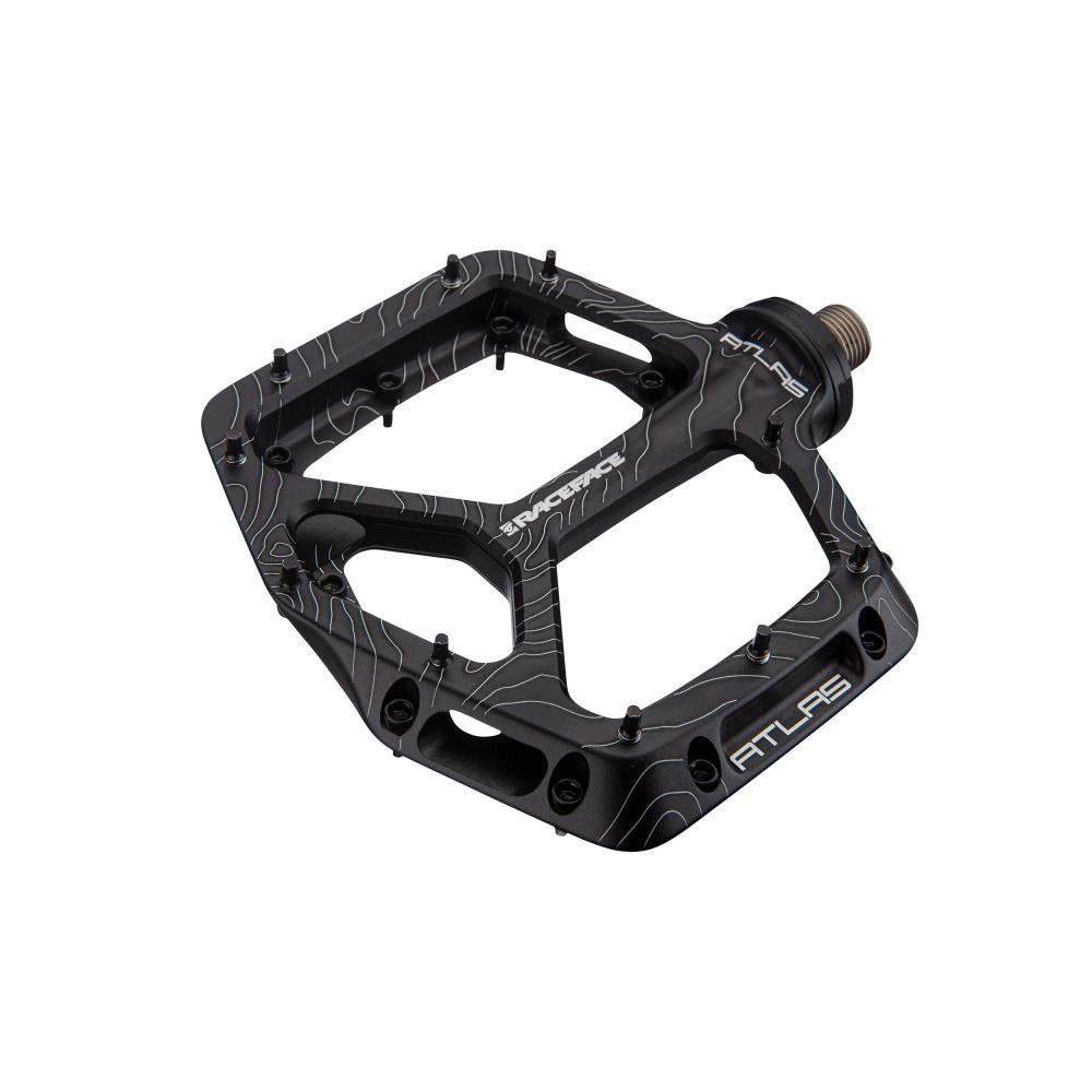 Race Face Fahrradpedale Race Face Atlas Plattform-Pedal, black schwarz - robustes Flat-Pedal f