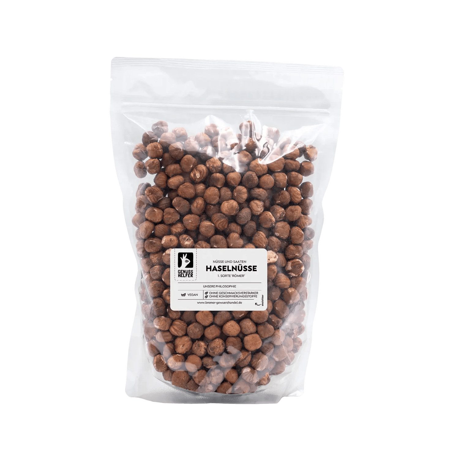 Bremer Gewürzhandel Nüsse Haselnüsse, ganz, Großpackung, 1000 g
