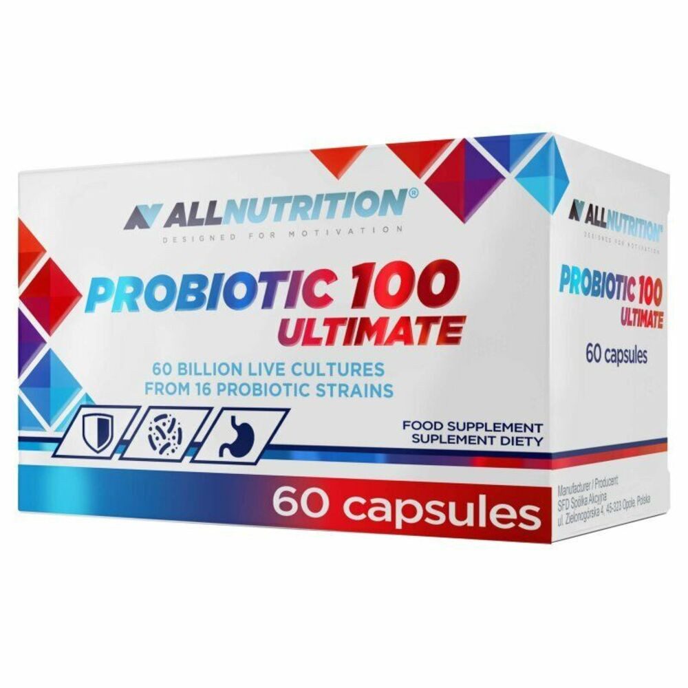 ALL NUTRITION Probiotika Probiotic Ultimate 60 Kapseln Kapseln, 60 St., 5 g, Marken-Probiotikum LactoSpore