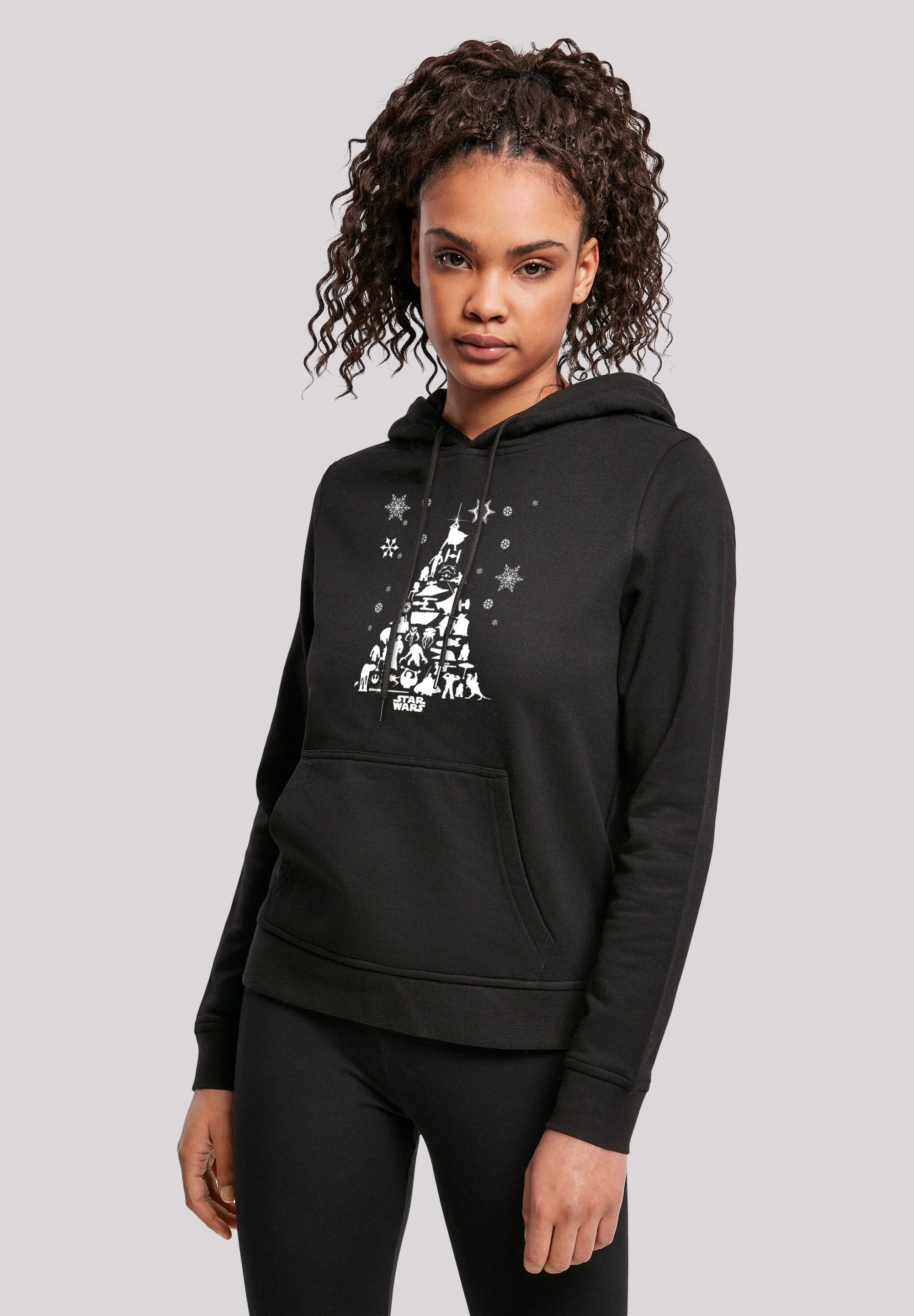 F4NT4STIC Kapuzenpullover F4NT4STIC Damen Star Wars Christmas Tree with Ladies Basic Hoody (1-tlg)
