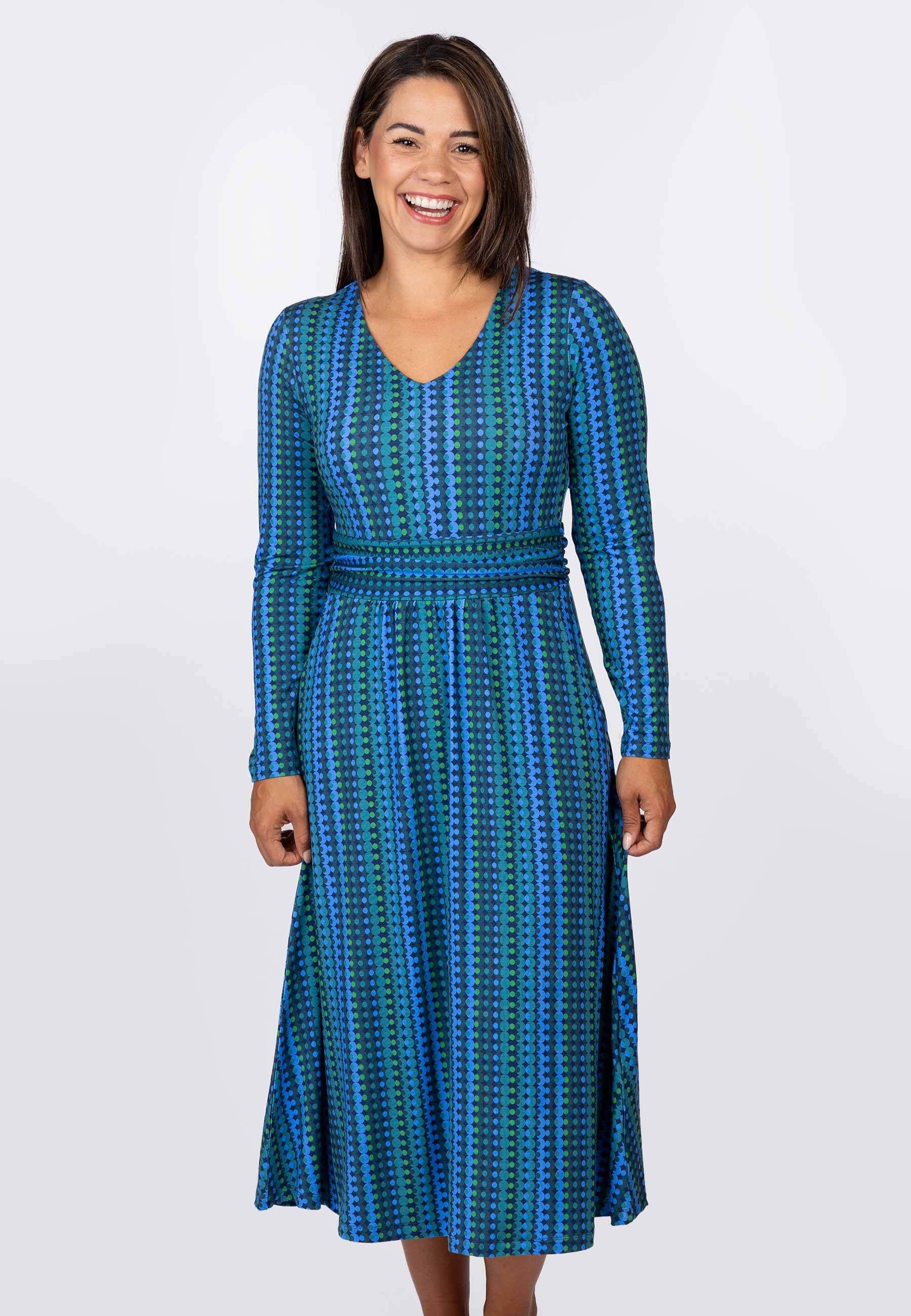 Lykka du Nord Sommerkleid Jarlina Taillenraffung