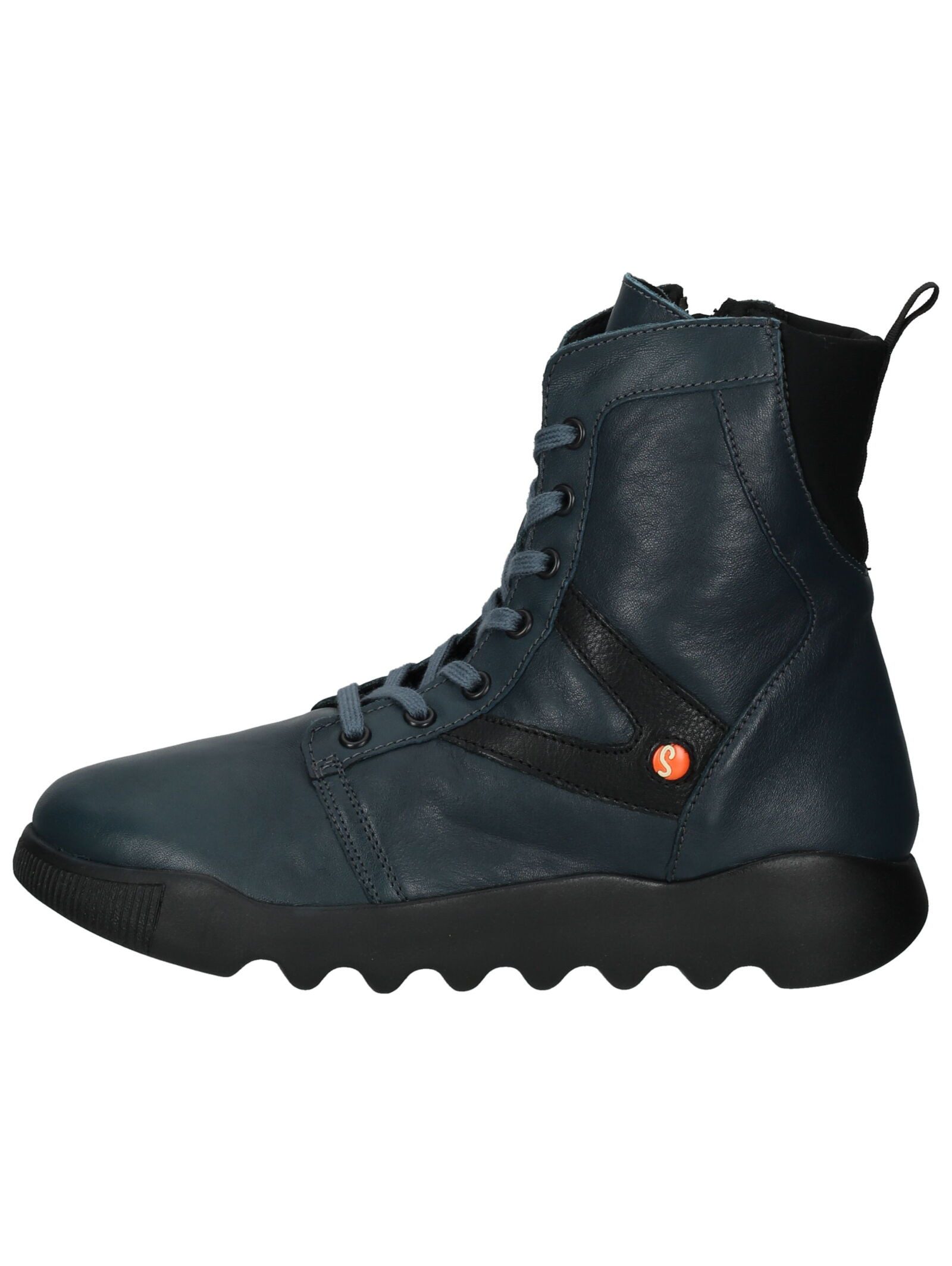 softinos softinos Stiefelette Leder/Textil Schnürstiefelette