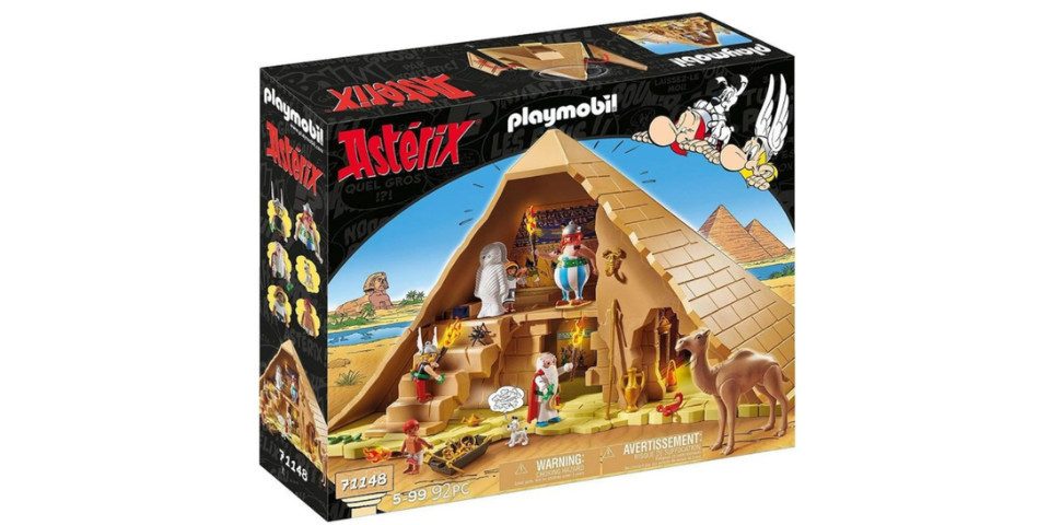 Playmobil® Spielwelt Asterix Pyramide des Pharao 71148 (Spielset (alt.: Figuren-Set / Gebäude-Spielset), 92-tlg., 5 Figuren, 6 Tiere, 82 Zubehörteile)