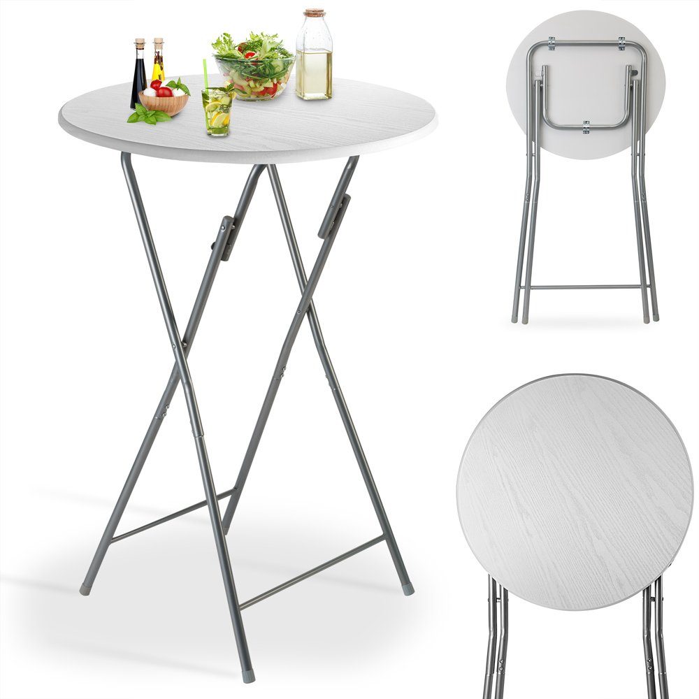 Casaria Stehtisch (2-St), 2x Klappbar 110cm günstig online kaufen