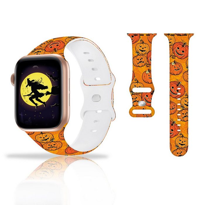 Diida Smartwatch-Armband Watch Band Halloween Band für Apple Watch 38mm Anwendbar Serie1-7