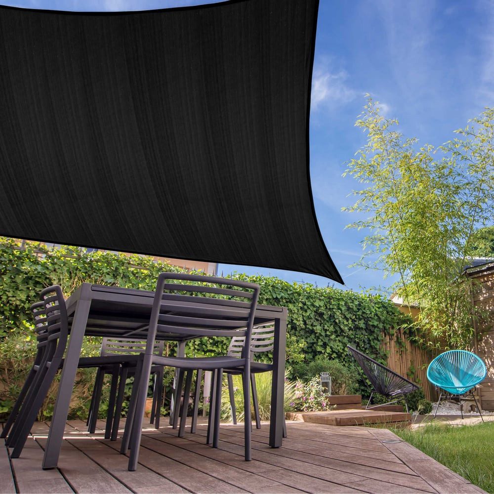 Lumaland Sonnensegel Sonnensegel rechteckig 5x6 m, günstig online kaufen