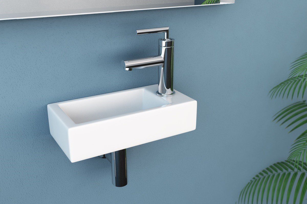 NEG Waschbecken NEG Hänge-Waschbecken Uno41H extra klein mit Monta (41H), M günstig online kaufen