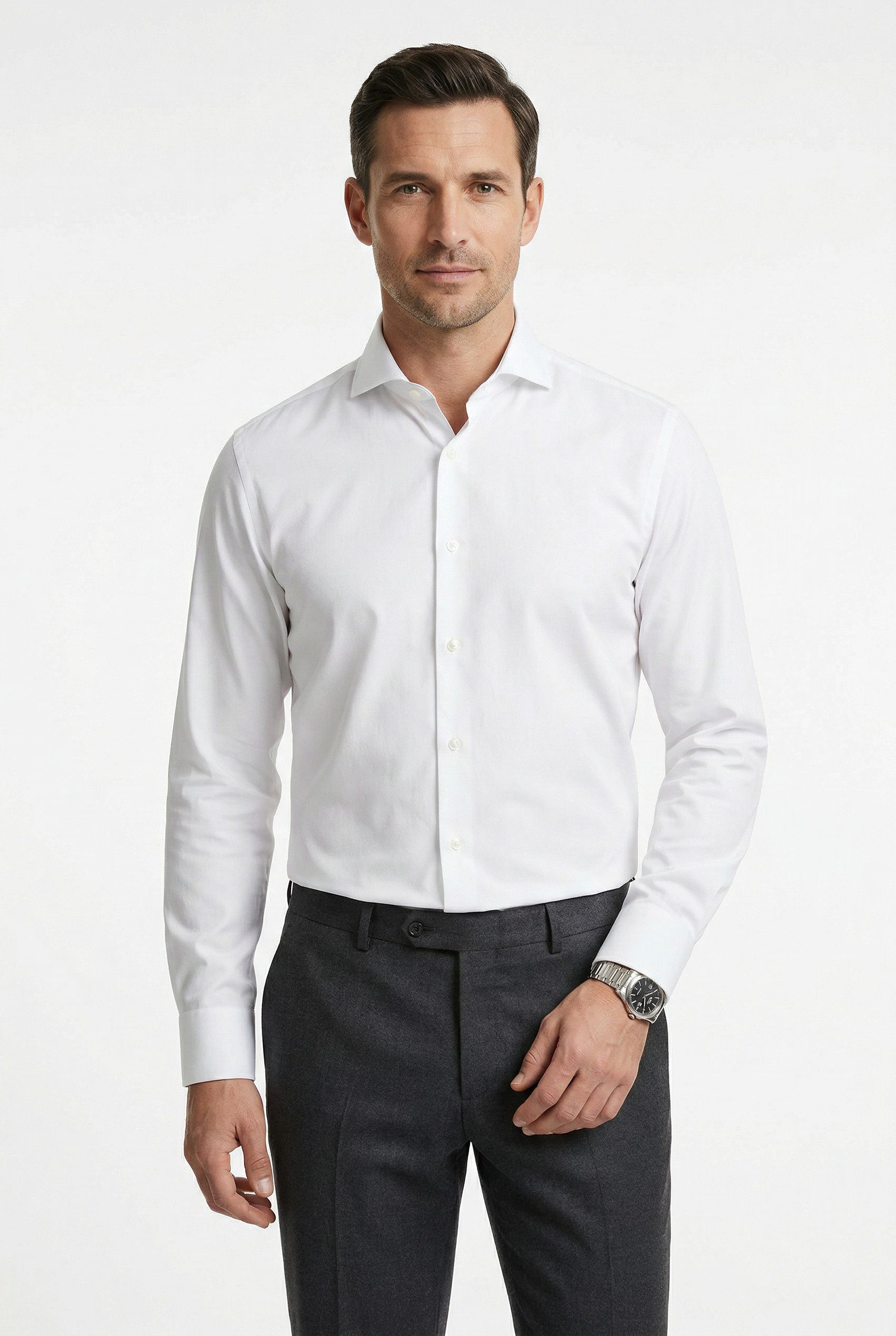 BOSS Businesshemd Kentkragen, Regular Fit, Baumwollmischung