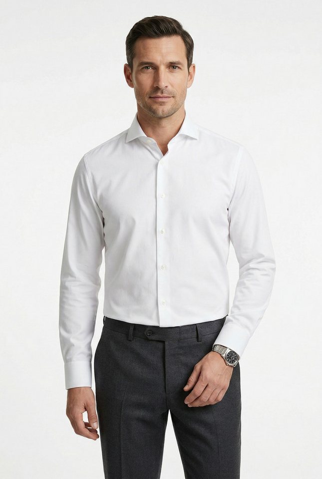 BOSS Businesshemd Kentkragen, Regular Fit, Baumwollmischung