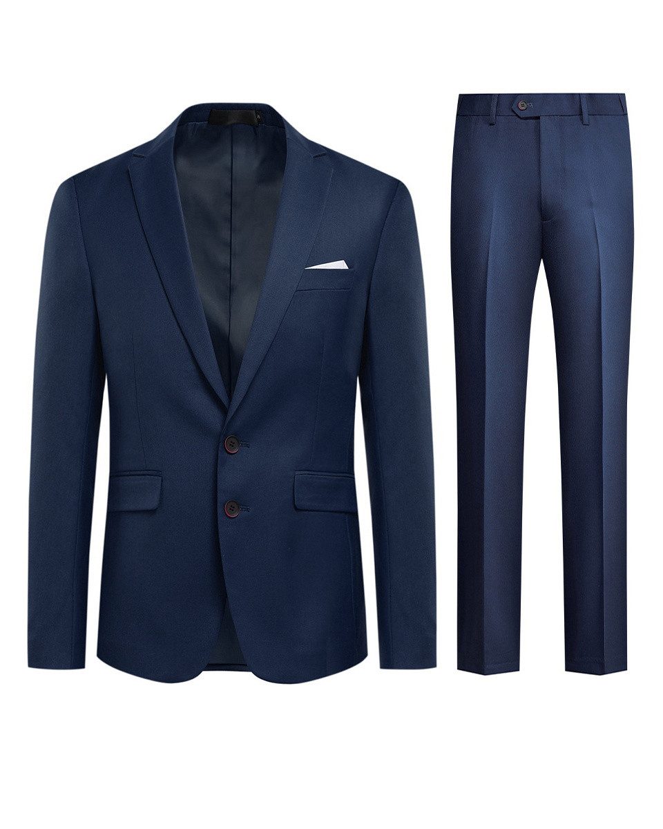 Allthemen Anzug (2 tlg) Herren Anzug mit 2 Knöpfe Hochzeitanzug komplett Se günstig online kaufen