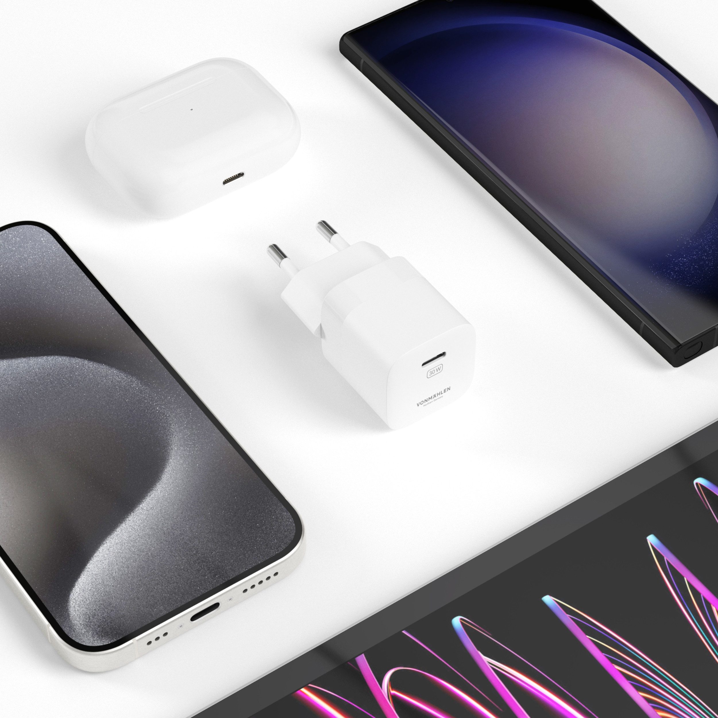 VONMÄHLEN Unity GaN 30W USB-Ladegerät
