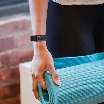 zggzerg Uhrenarmband 2 Stück Elastische Armband Kompatibel für Fitbit Charge