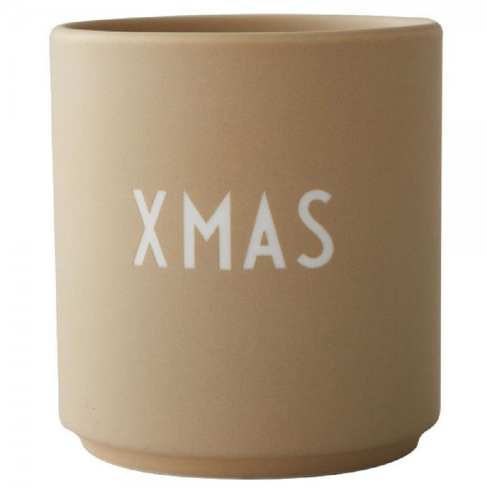 Beige Christmas Design Tasse Letters Favourite Becher Cup