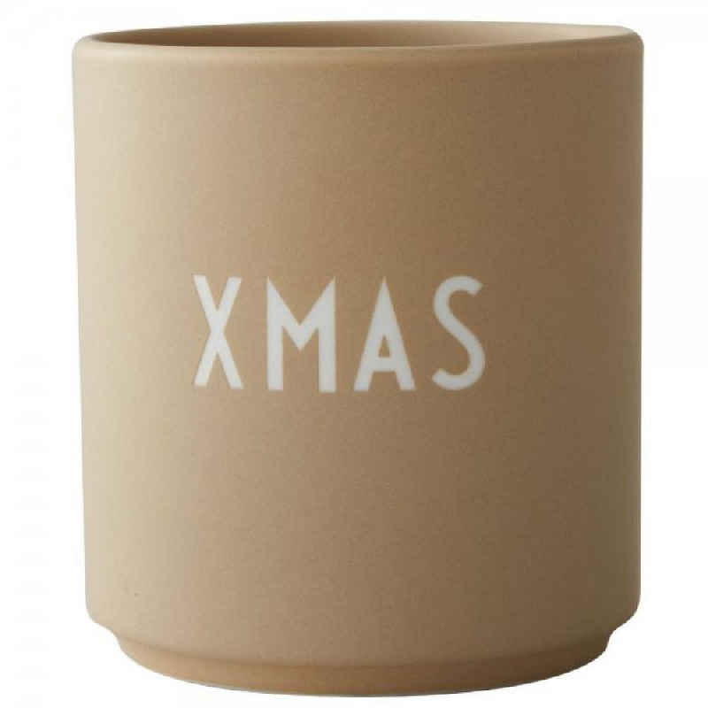 Design Letters Tasse Becher Favourite Cup Christmas Beige