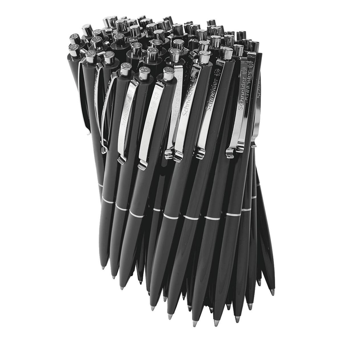 Schneider Strichstärke Kugelschreiber mm schwarz 0,5 K15, Großpack, (50-tlg),