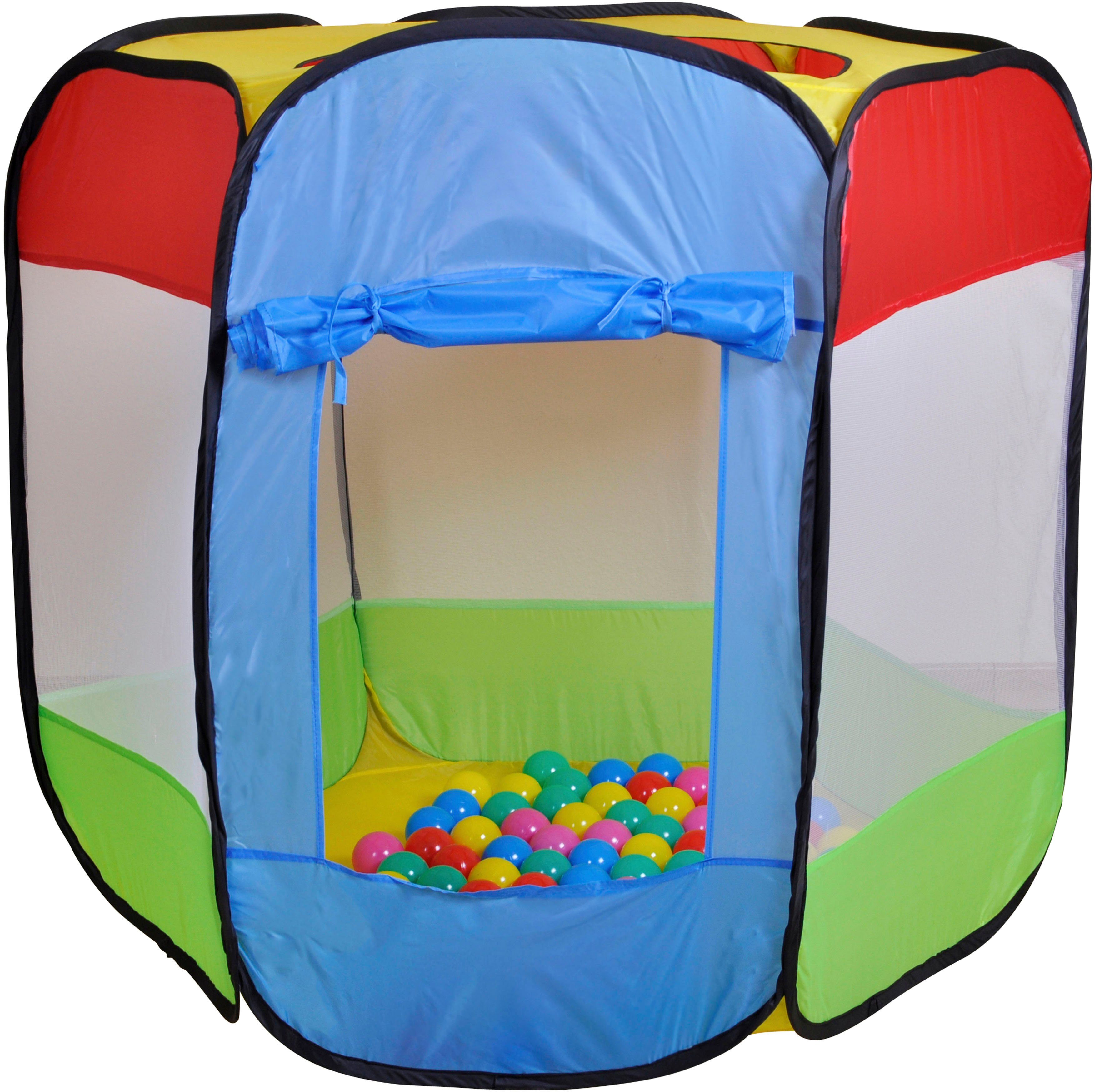Knorrtoys® Spielzelt Bendix sechseckiges Zelt; Seitenwände aus Gaze