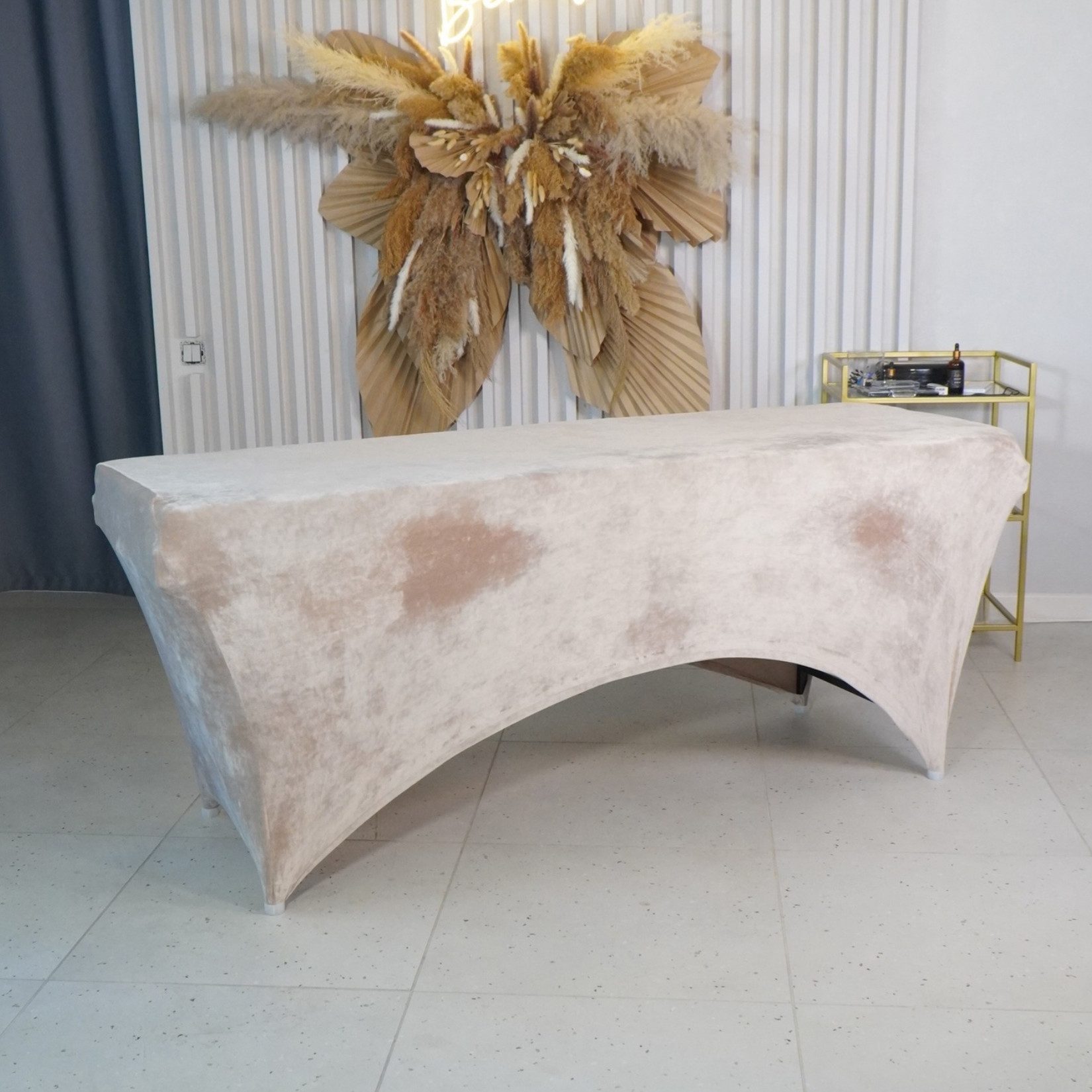 STM Company Massageliege Verlängerter Лежакиbezug für Massagebett, Bezug, Spannbetttuch (für alle gängigen Kosmetikliegen, Массажные столы, Couches, aus Velour, ohne Matratze), 180x60 cm/ 190x70 cm