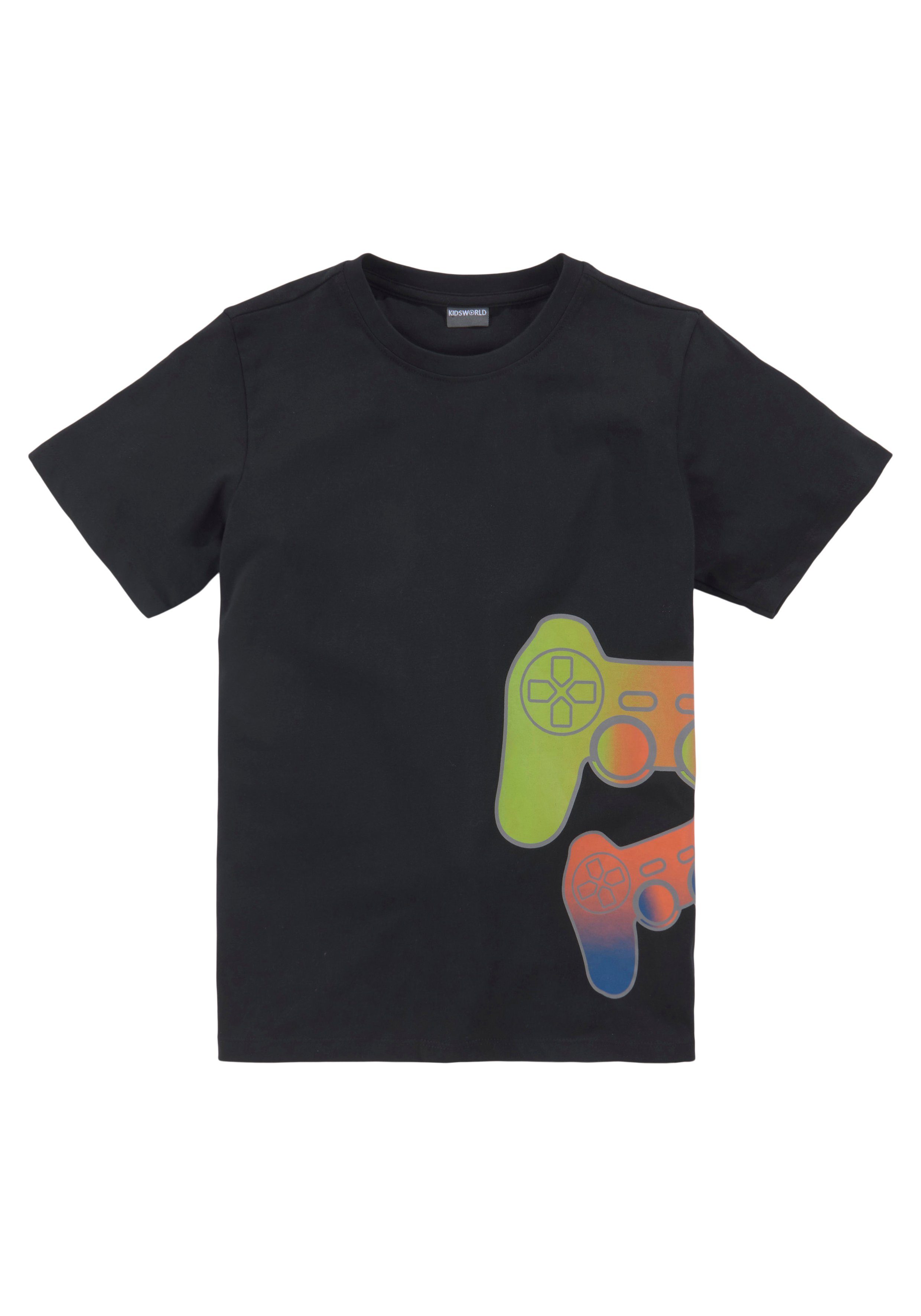 T-Shirt KIDSWORLD 2-tlg) (Packung, GAMER