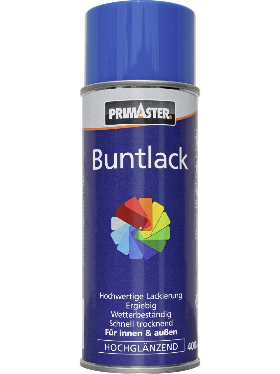 Sprühlack Primaster Lackspray 400 ml enzianblau hochglänzend