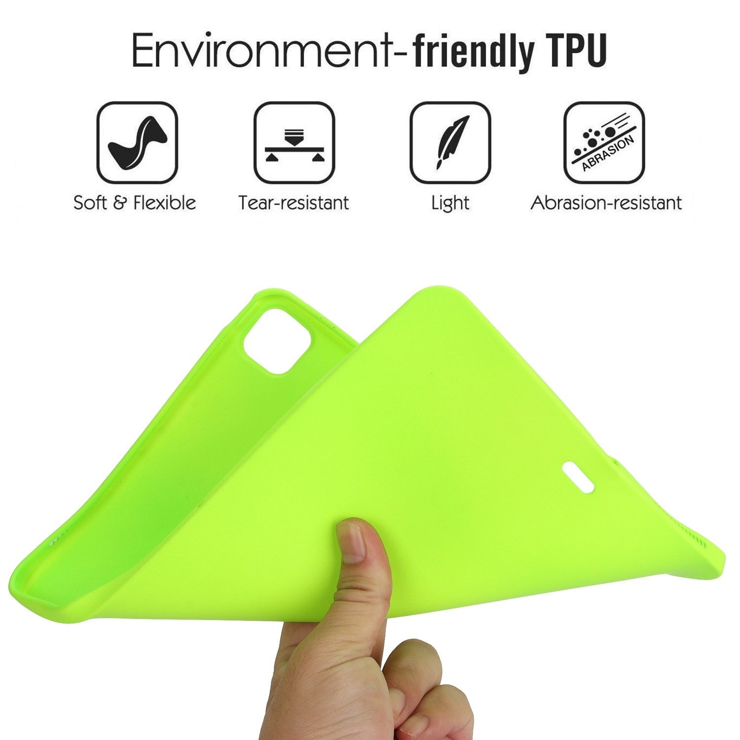 Wigento Tablet-Hülle Für Xiaomi Redmi Pad 2 / SE 11" TPU Silikon Hülle ultra dünn Hellgrün