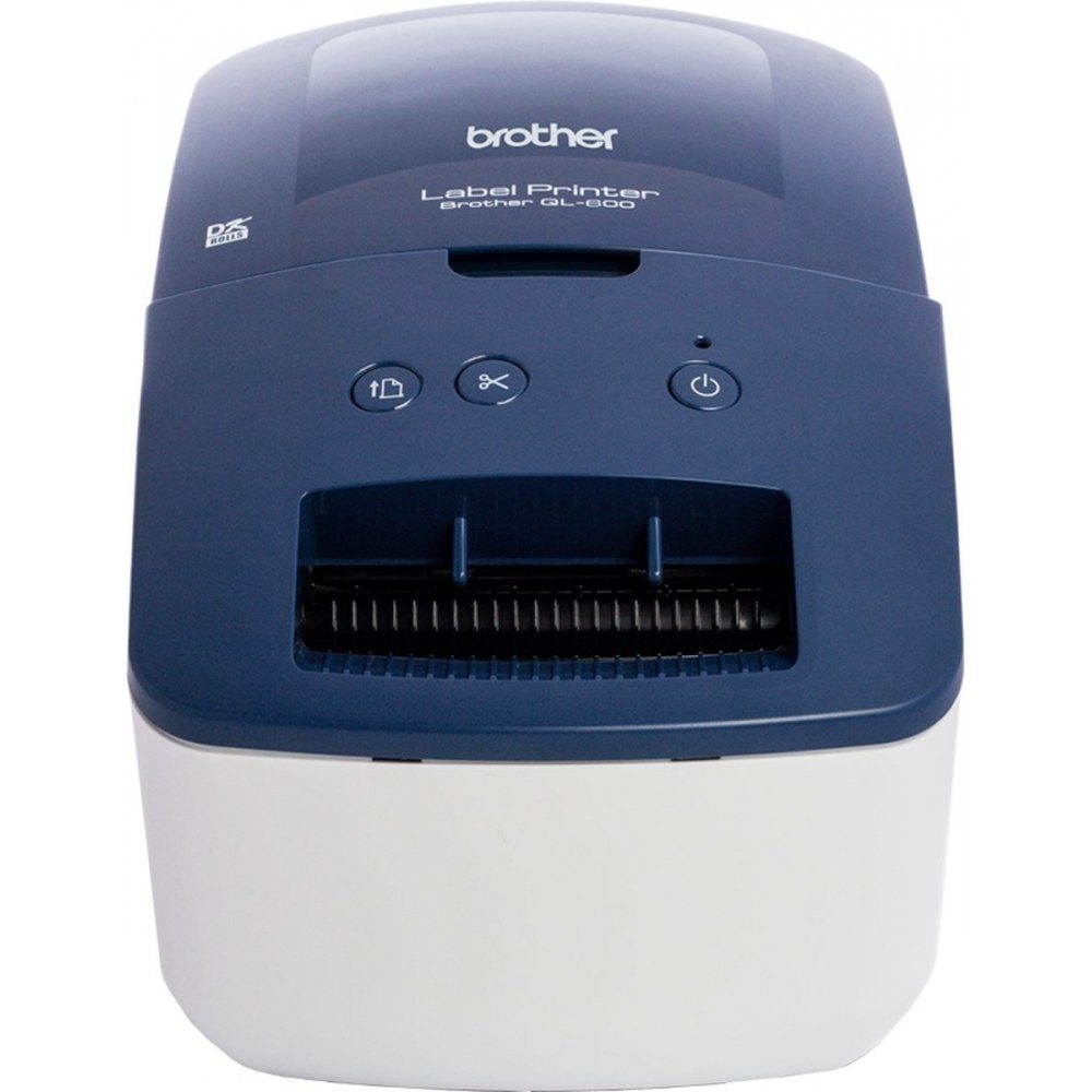 Brother QL-600B - Etikettendrucker - blau Bondrucker