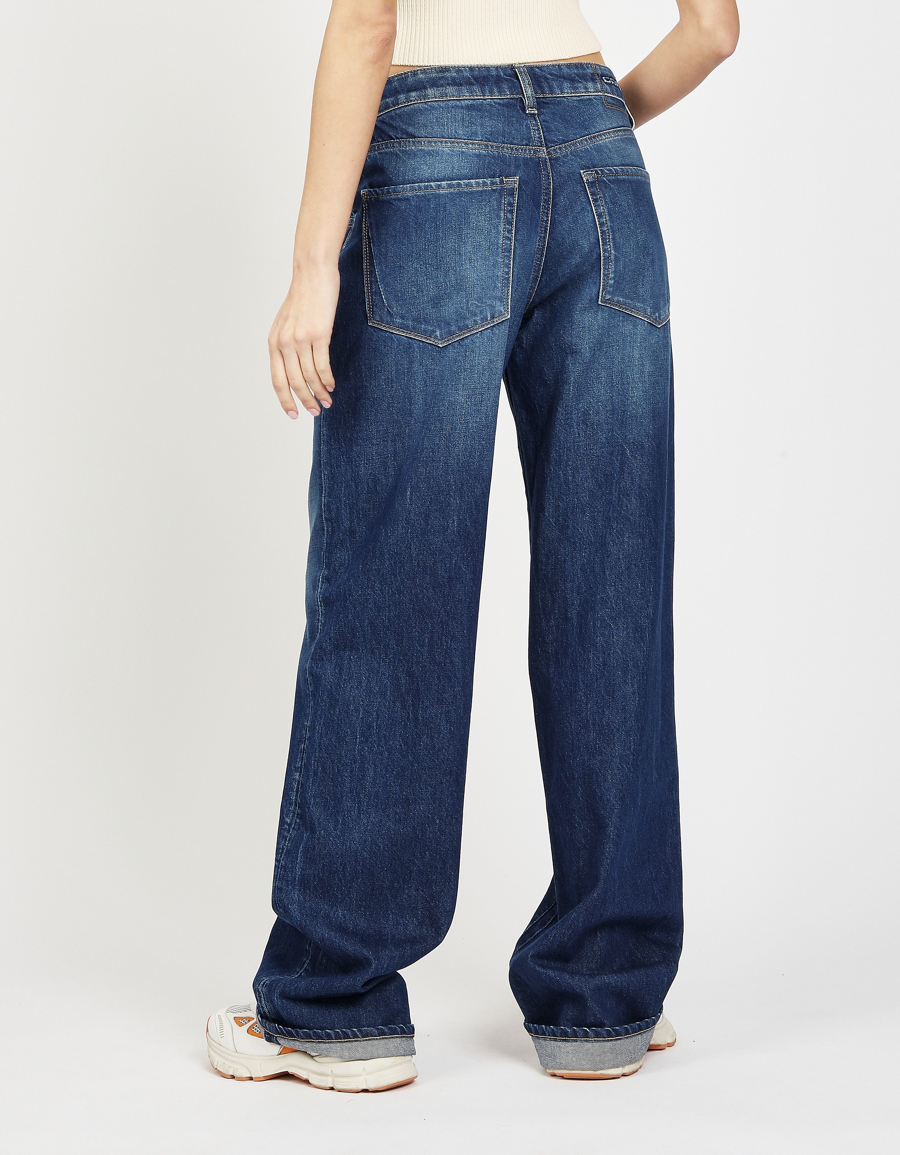 GANG Loose-fit-Jeans 94CLAIRE mit Bindegürtel und Naht am Oberschenkel, Bag günstig online kaufen